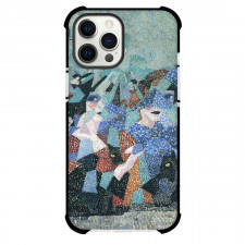 Gino Severini The Haunting Dancer Phone Case For iPhone and Samsung Galaxy Devices - The Haunting Dancer Painting Futurism Artwork