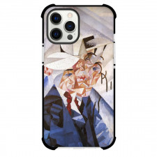 Gino Severini Self-Portrait Phone Case For iPhone and Samsung Galaxy Devices - Self-Portrait Painting Futurism Artwork