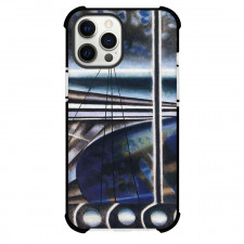 Joseph Stella Metropolitan Port Phone Case For iPhone and Samsung Galaxy Devices - Metropolitan Port Painting Futurism Artwork
