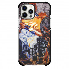 Natalia Goncharova The Weaver Phone Case For iPhone and Samsung Galaxy Devices - The Weaver Painting Futurism Artwork