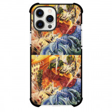 Umberto Boccioni Simultaneous Visions Phone Case For iPhone and Samsung Galaxy Devices - Simultaneous Visions Painting Futurism Artwork