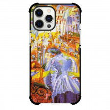 Umberto Boccioni The Street Enters The House Phone Case For iPhone and Samsung Galaxy Devices - The Street Enters The House Painting Futurism Artwork