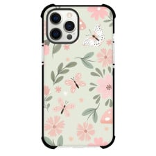 Butterfly And Floral Phone Case For iPhone Samsung Galaxy Pixel OnePlus Vivo Xiaomi Asus Sony Motorola Nokia - Butterfly And Floral Art Pattern