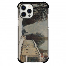 Alfred Sisley Chemin De Le Machine Phone Case For iPhone and Samsung Galaxy Devices - Chemin De Le Machine Painting Impressionist Artwork