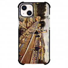Alfred Sisley Langland Bay Phone Case For iPhone and Samsung Galaxy Devices - Langland Bay Painting Impressionist Artwork
