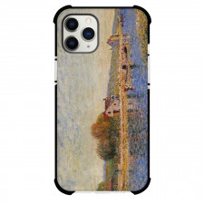 Alfred Sisley The Loings Canal Phone Case For iPhone and Samsung Galaxy Devices - The Loings Canal Painting Impressionist Artwork