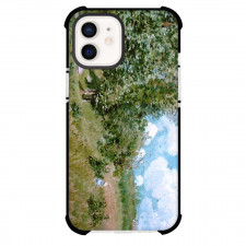 Alfred Sisley The Road From Versailles Phone Case For iPhone and Samsung Galaxy Devices - The Road From Versailles Painting Impressionist Artwork