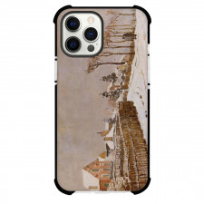 Alfred Sisley Snow At Louveciennes Phone Case For iPhone and Samsung Galaxy Devices - Snow At Louveciennes Painting Impressionist Artwork