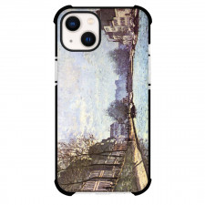 Alfred Sisley View Of the Canal Phone Case For iPhone and Samsung Galaxy Devices - View Of the Canal Painting Impressionist Artwork