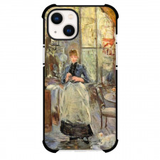 Berthe Morisot In the Dining Room Phone Case For iPhone and Samsung Galaxy Devices - In the Dining Room Painting Impressionist Artwork