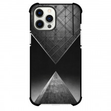 Louvre Phone Case For iPhone Samsung Galaxy Pixel OnePlus Vivo Xiaomi Asus Sony Motorola Nokia - Louvre Pyramid Monochrome Architectural Museum Art