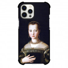 Agnolo Bronzino Portrait of Maria De Medici Phone Case For iPhone Samsung Galaxy Pixel OnePlus Vivo Xiaomi Asus Sony Motorola Nokia - Portrait of Maria De Medici Painting Mannerism Artwork