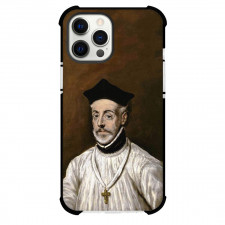 El Greco Portrait of Diego Phone Case For iPhone Samsung Galaxy Pixel OnePlus Vivo Xiaomi Asus Sony Motorola Nokia - Portrait of Diego De Covarrubias Painting Mannerism Artwork