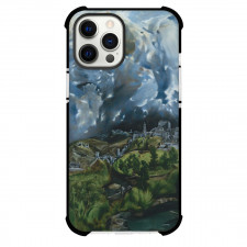 El Greco View of Toledo Phone Case For iPhone Samsung Galaxy Pixel OnePlus Vivo Xiaomi Asus Sony Motorola Nokia - View of Toledo Painting Mannerism Artwork