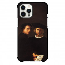 Jacopo Pontormo Portrait of Two Friends Phone Case For iPhone Samsung Galaxy Pixel OnePlus Vivo Xiaomi Asus Sony Motorola Nokia - Portrait of Two Friends Painting Mannerism Artwork