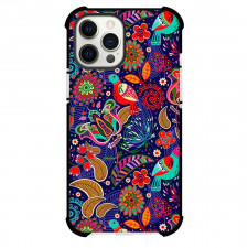 Mexican Flower And Birds Phone Case For iPhone Samsung Galaxy Pixel OnePlus Vivo Xiaomi Asus Sony Motorola Nokia - Mexican Flower And Birds Pattern Art