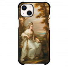 Angelica Kauffman Portrait of Lady Clan Phone Case For iPhone and Samsung Galaxy Devices - Portrait of Lady Clan Painting Neoclassicism Artwork