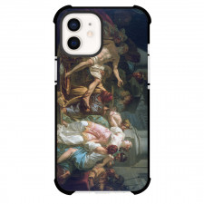 Jacques-Louis David The Death of Seneca Phone Case For iPhone and Samsung Galaxy Devices - The Death of Seneca Painting Neoclassicism Artwork