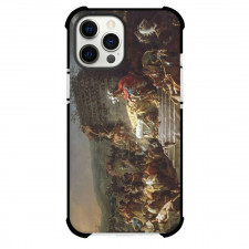 Jacques-Louis David The Funeral Phone Case For iPhone and Samsung Galaxy Devices - The Funeral Games of Patroclus Painting Neoclassicism Artwork