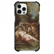 Jacques-Louis David Jupiter And Antiope Phone Case For iPhone and Samsung Galaxy Devices - Jupiter And Antiope Painting Neoclassicism Artwork