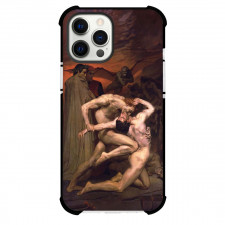 William-Adolphe Bouguereau Dante And Virgil Phone Case For iPhone and Samsung Galaxy Devices - Dante And Virgil Painting Neoclassicism Artwork