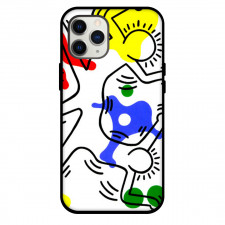 Keith Haring Untitled 1986 Phone Case For iPhone Samsung Galaxy Pixel OnePlus Vivo Xiaomi Asus Sony Motorola Nokia - Untitled 1986 Painting Pop Art Artwork