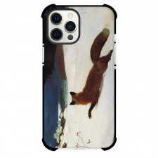 Winslow Homer Fox Hunt Phone Case For iPhone and Samsung Galaxy Devices - Fox Hunt Painting Realism Artwork
