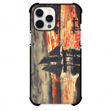 Winslow Homer Sunset Fires Phone Case For iPhone and Samsung Galaxy Devices - Sunset Fires Painting Realism Artwork