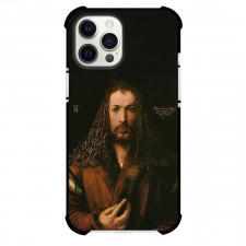 Albrecht Durer Self-Portrait Phone Case For iPhone and Samsung Galaxy Devices - Self-Portrait At The Age of Twenty Eight Painting Renaissance Artwork