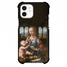 Leonardo Da Vinci Madonna of The Carnation Phone Case For iPhone and Samsung Galaxy Devices - Madonna of The Carnation Painting Renaissance Artwork