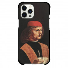 Leonardo Da Vinci Portrait of A Musician Phone Case For iPhone and Samsung Galaxy Devices - Portrait of A Musician Painting Renaissance Artwork