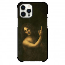 Leonardo Da Vinci Saint John The Baptist Phone Case For iPhone and Samsung Galaxy Devices - Saint John The Baptist Painting Renaissance Artwork