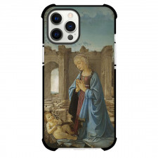 Andrea Del Verrocchio Adoration of The Child Phone Case For iPhone and Samsung Galaxy Devices - Adoration of The Child Painting Renaissance Artwork