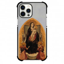 Masaccio San Giovenale Triptych Phone Case For iPhone and Samsung Galaxy Devices - San Giovenale Triptych Central Panel Painting Renaissance Artwork