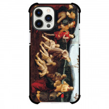 Raphael St. Eusebius Resurrecting Phone Case For iPhone and Samsung Galaxy Devices - St. Eusebius Resurrecting Three People Painting Renaissance Artwork
