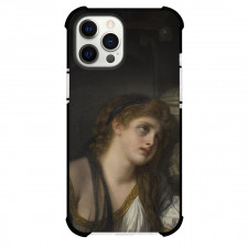 Jean-Baptiste Greuze L Inconsolable Phone Case For iPhone and Samsung Galaxy Devices - L Inconsolable Painting Rococo Artwork