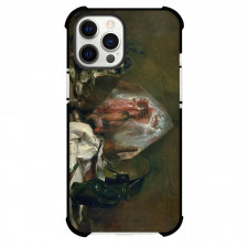 Jean-Baptiste-Simeon Chardin The Ray Or The Kitchen Interior Phone Case For iPhone and Samsung Galaxy Devices - The Ray Or The Kitchen Interior Painting Rococo Artwork