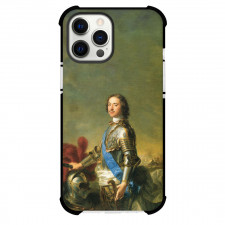 Jean-Marc Nattier Portrait of Tsar Peter I Phone Case For iPhone and Samsung Galaxy Devices - Portrait of Tsar Peter I Painting Rococo Artwork
