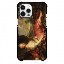 Jean-Marc Nattier Portrait of Mary Adelaide Phone Case For iPhone and Samsung Galaxy Devices - Portrait of Mary Adelaide Painting Rococo Artwork