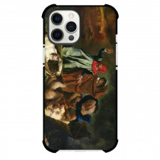 Eugene Delacroix Barque of Dante Phone Case For iPhone and Samsung Galaxy Devices - Barque of Dante Painting Romanticism Artwork