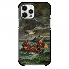 Eugene Delacroix Christ On The Sea Phone Case For iPhone and Samsung Galaxy Devices - Christ On The Sea of Galilee Painting Romanticism Artwork