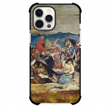 Eugene Delacroix The Massacre At Chios Phone Case For iPhone and Samsung Galaxy Devices - The Massacre At Chios Painting Romanticism Artwork