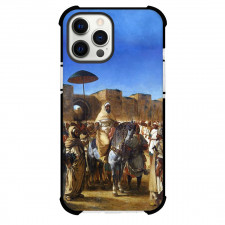 Eugene Delacroix The Sultan of Morocco Phone Case For iPhone and Samsung Galaxy Devices - The Sultan of Morocco And His EntouragePainting Romanticism Artwork