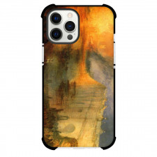 J M W Turner The Burning of the Houses of Parliament Phone Case For iPhone and Samsung Galaxy Devices - The Burning of the Houses of Parliament Painting Romanticism Artwork