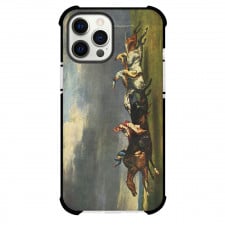 Theodore Gericault The 1821 Derby At Epsom Phone Case For iPhone and Samsung Galaxy Devices - The 1821 Derby At Epsom Painting Romanticism Artwork
