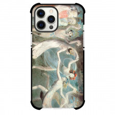 William Blake Oberon Titania And Puck Phone Case For iPhone and Samsung Galaxy Devices - Oberon Titania And Puck Painting Romanticism Artwork