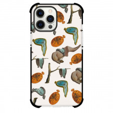 Salvador Dali Phone Case For iPhone Samsung Galaxy Pixel OnePlus Vivo Xiaomi Asus Sony Motorola Nokia - Salvador Dali The Persistence of Memory Pattern Melting Clocks Collage Poster
