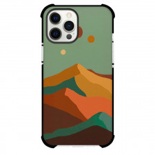 Casely Art Pattern Phone Case For iPhone Samsung Galaxy Pixel OnePlus Vivo Xiaomi Asus Sony Motorola Nokia - Casely Endless Peaks Colorblock Mountain Art Poster