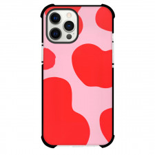 Coconut Lane Art Pattern Phone Case For iPhone Samsung Galaxy Pixel OnePlus Vivo Xiaomi Asus Sony Motorola Nokia - Coconut Lane Abstract Pink And Red Art Poster