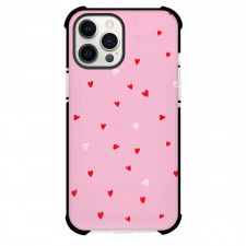 Coconut Lane Art Pattern Phone Case For iPhone Samsung Galaxy Pixel OnePlus Vivo Xiaomi Asus Sony Motorola Nokia - Coconut Lane Cute Heart On Pink Background